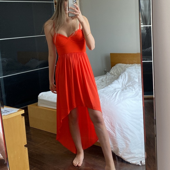 BCBG Orange Dress 🍊 - Picture 3 of 10